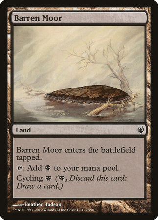 Barren Moor [Duel Decks: Izzet vs. Golgari] | Cracking-Singles