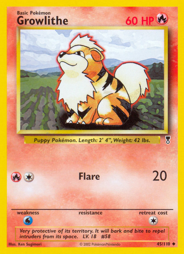 Growlithe (45/110) [Legendary Collection] | Cracking-Singles