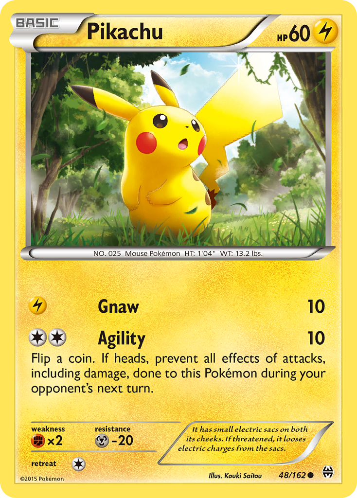 Pikachu (48/162) [XY: BREAKthrough] | Cracking-Singles