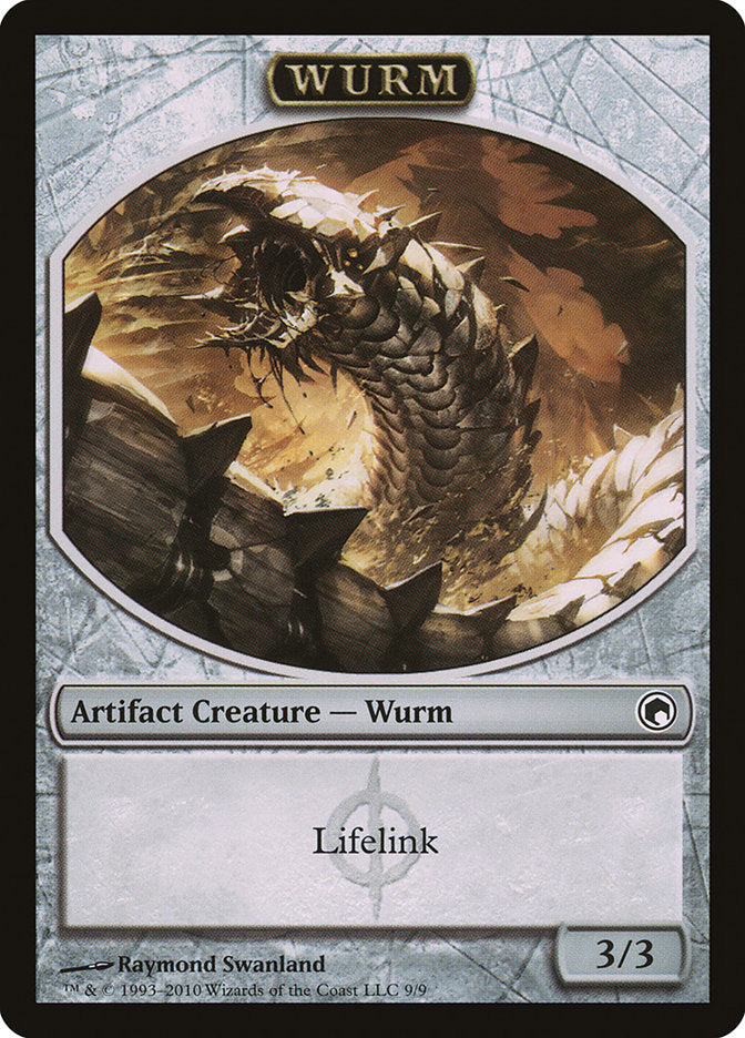 Wurm (Lifelink) [Scars of Mirrodin Tokens] | Cracking-Singles