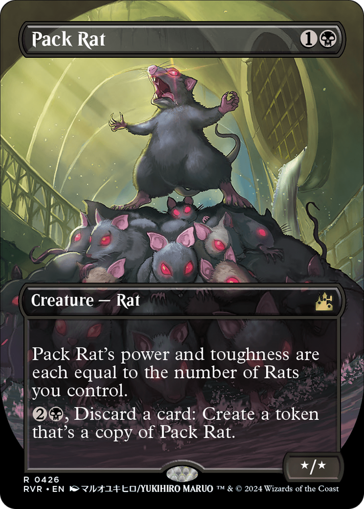 Pack Rat (Anime Borderless) [Ravnica Remastered] | Cracking-Singles