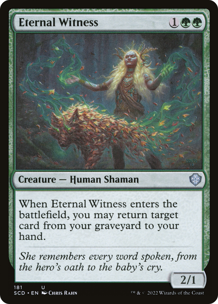 Eternal Witness [Starter Commander Decks] | Cracking-Singles