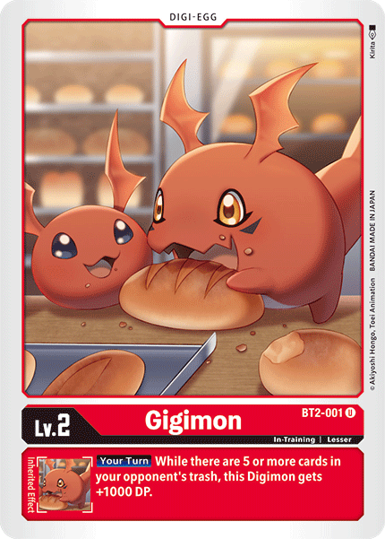 Gigimon [BT2-001] [Release Special Booster Ver.1.5] | Cracking-Singles