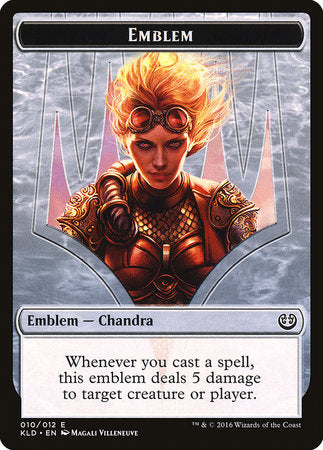 Emblem - Chandra, Torch of Defiance [Kaladesh Tokens] | Cracking-Singles