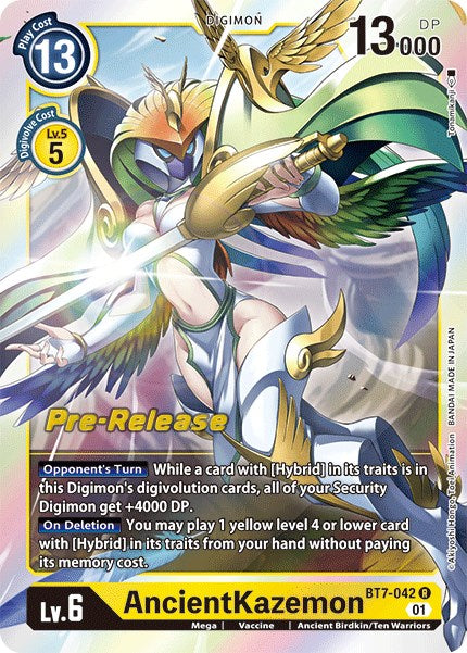 AncientKazemon [BT7-042] [Next Adventure Pre-Release Cards] | Cracking-Singles