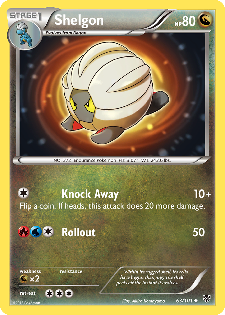 Shelgon (63/101) [Black & White: Plasma Blast] | Cracking-Singles