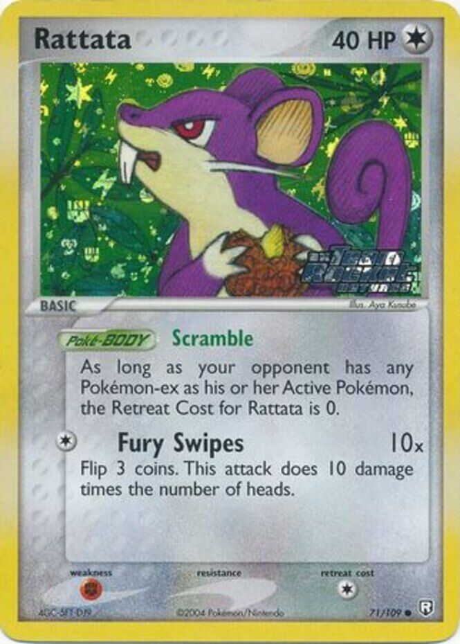 Rattata (71/109) (Stamped) [EX: Team Rocket Returns] | Cracking-Singles