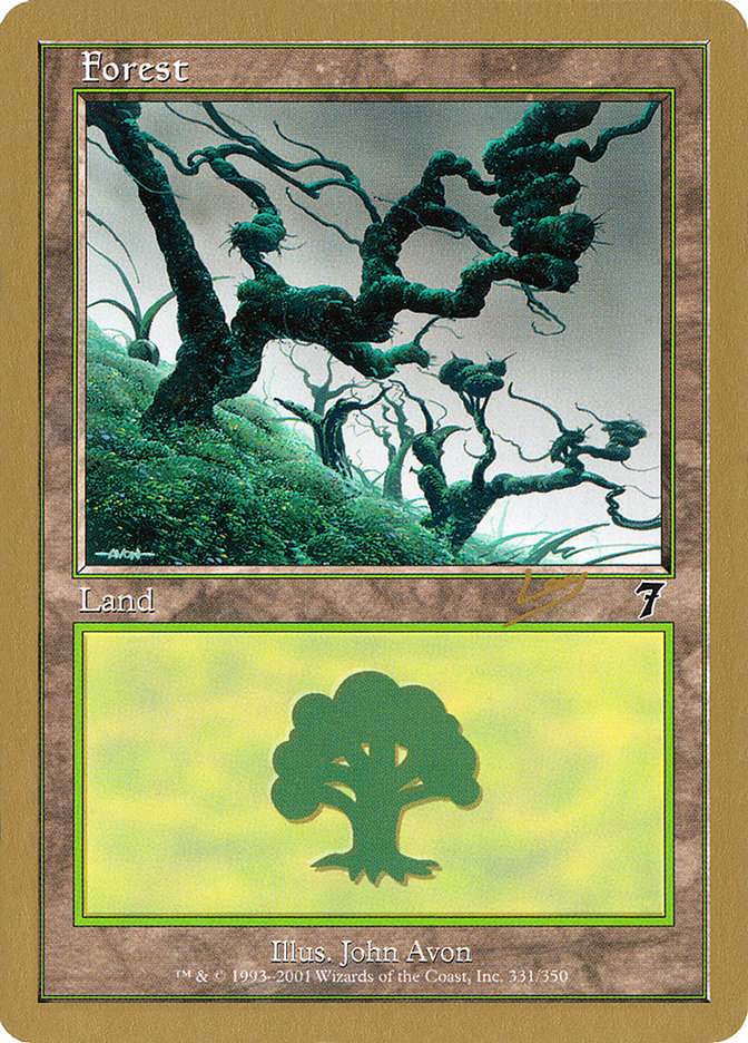 Forest (rl331) (Raphael Levy) [World Championship Decks 2002] | Cracking-Singles