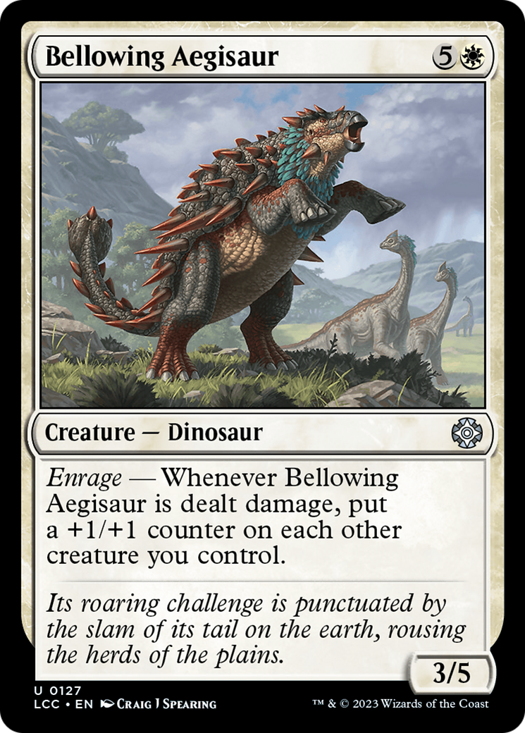 Bellowing Aegisaur [The Lost Caverns of Ixalan Commander] | Cracking-Singles