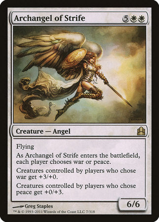 Archangel of Strife [Commander 2011] | Cracking-Singles