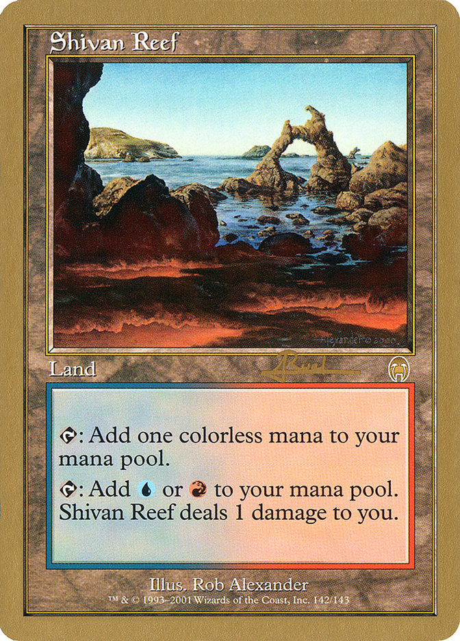 Shivan Reef (Antoine Ruel) [World Championship Decks 2001] | Cracking-Singles