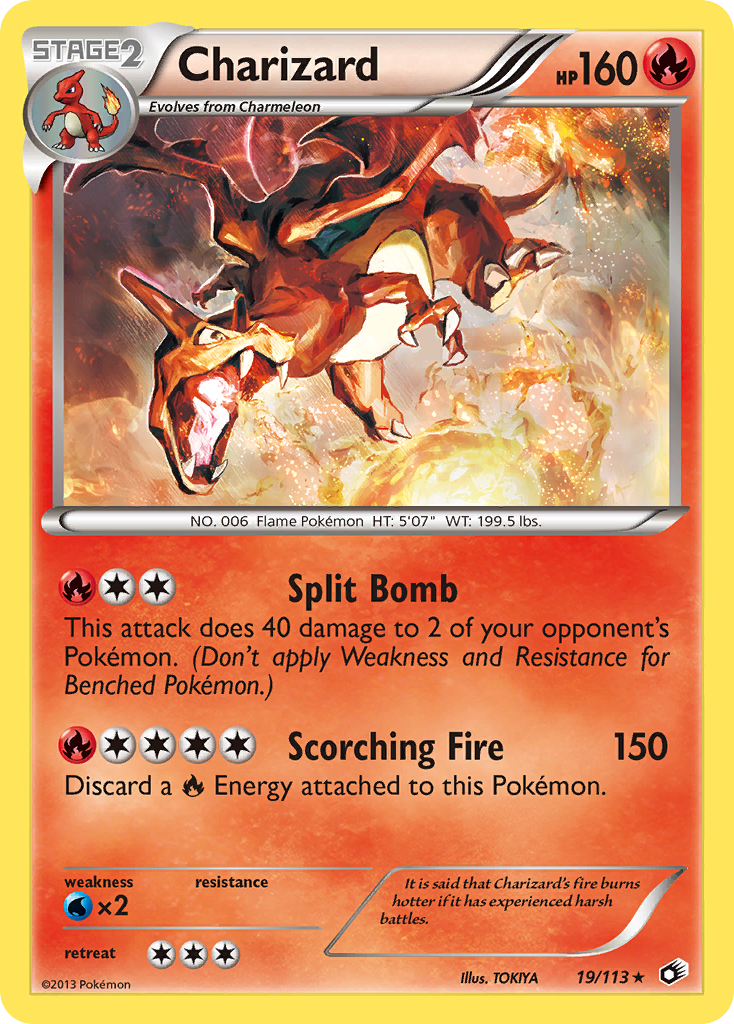 Charizard (19/113) [Black & White: Legendary Treasures] | Cracking-Singles