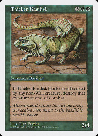 Thicket Basilisk [Fifth Edition] | Cracking-Singles