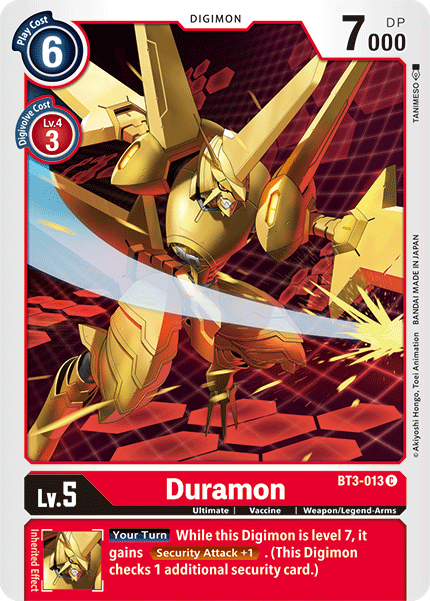 Duramon [BT3-013] [Release Special Booster Ver.1.5] | Cracking-Singles