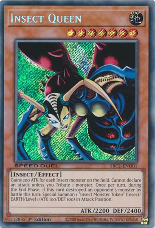 Insect Queen [SBC1-END01] Secret Rare | Cracking-Singles