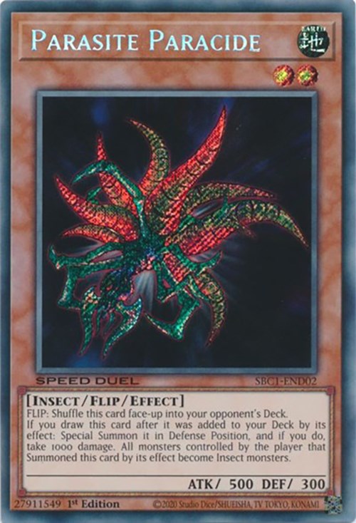 Parasite Paracide [SBC1-END02] Secret Rare | Cracking-Singles