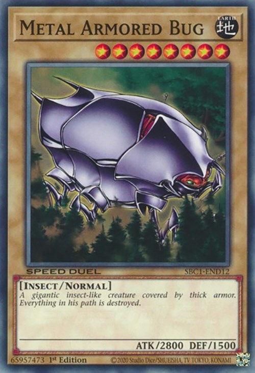 Metal Armored Bug [SBC1-END12] Common | Cracking-Singles