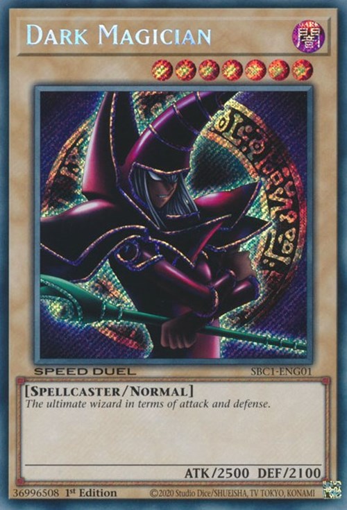 Dark Magician [SBC1-ENG01] Secret Rare | Cracking-Singles