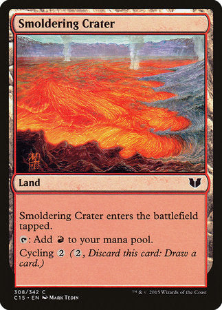 Smoldering Crater [Commander 2015] | Cracking-Singles