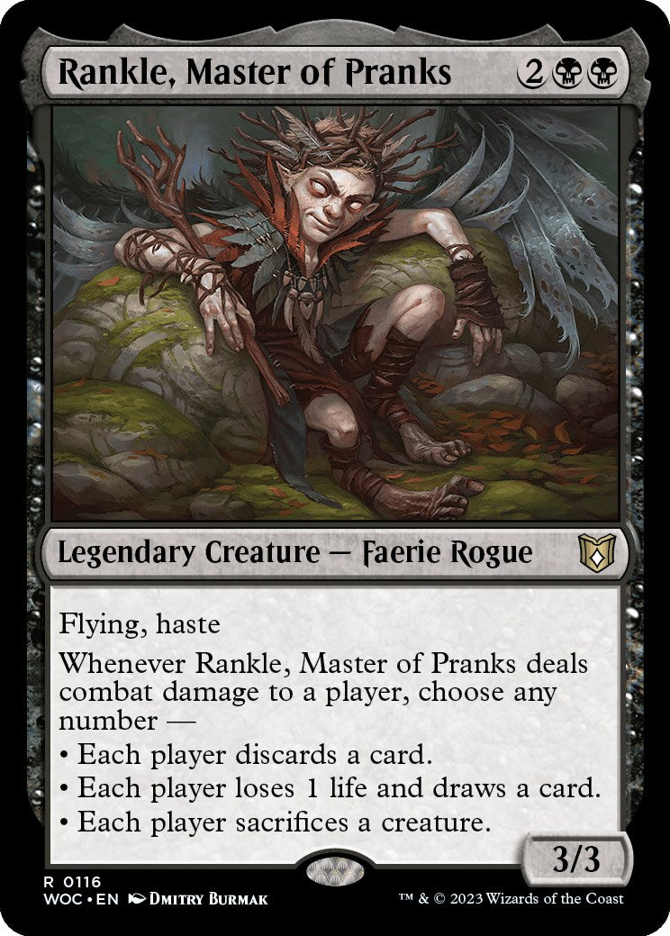 Rankle, Master of Pranks [Wilds of Eldraine Commander] | Cracking-Singles