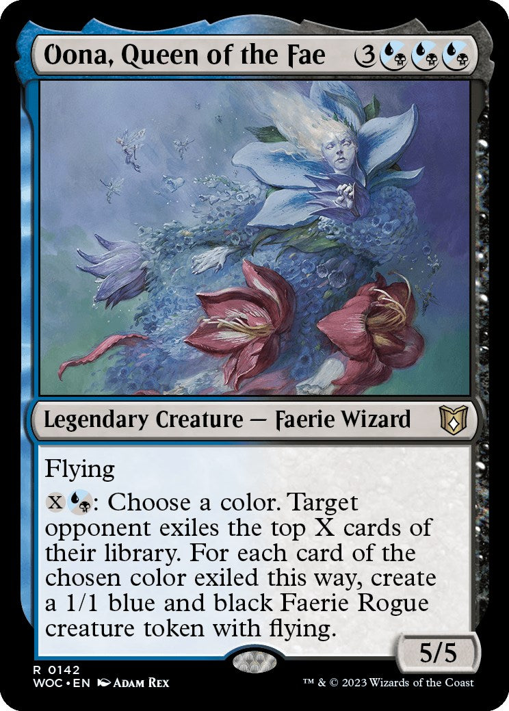 Oona, Queen of the Fae [Wilds of Eldraine Commander] | Cracking-Singles