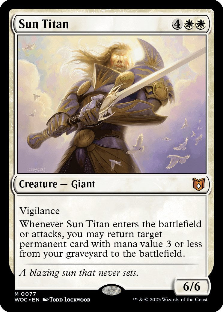 Sun Titan [Wilds of Eldraine Commander] | Cracking-Singles