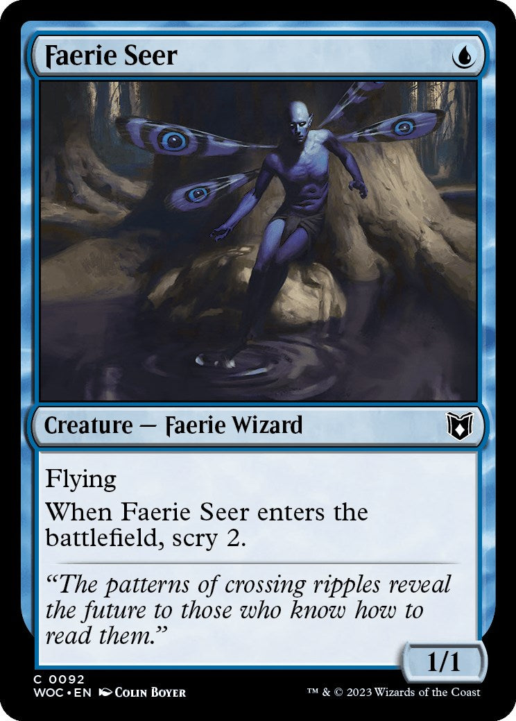 Faerie Seer [Wilds of Eldraine Commander] | Cracking-Singles