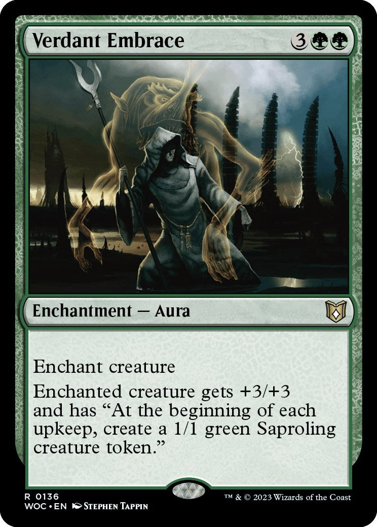 Verdant Embrace [Wilds of Eldraine Commander] | Cracking-Singles