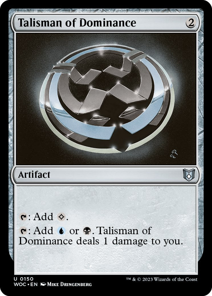 Talisman of Dominance [Wilds of Eldraine Commander] | Cracking-Singles