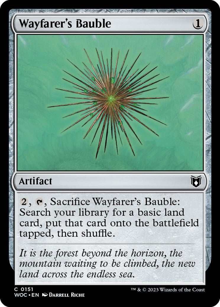 Wayfarer's Bauble [Wilds of Eldraine Commander] | Cracking-Singles