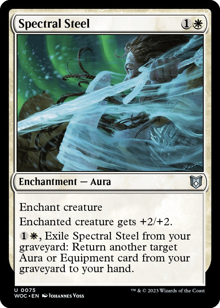 Spectral Steel [Wilds of Eldraine Commander] | Cracking-Singles