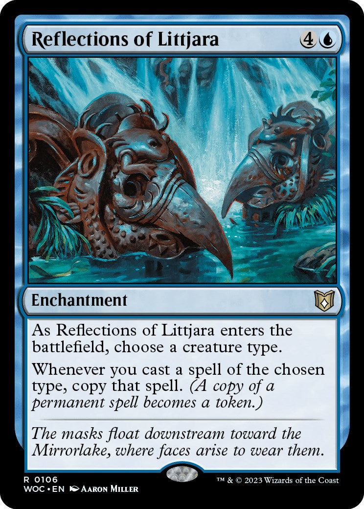 Reflections of Littjara [Wilds of Eldraine Commander] | Cracking-Singles