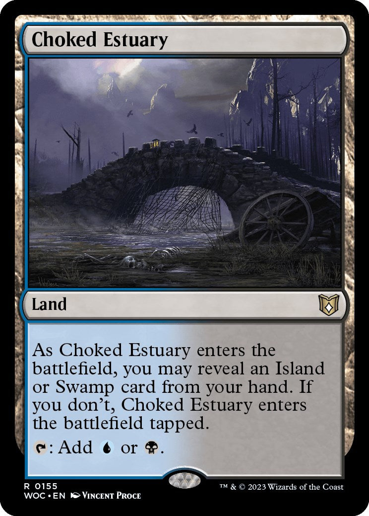 Choked Estuary [Wilds of Eldraine Commander] | Cracking-Singles