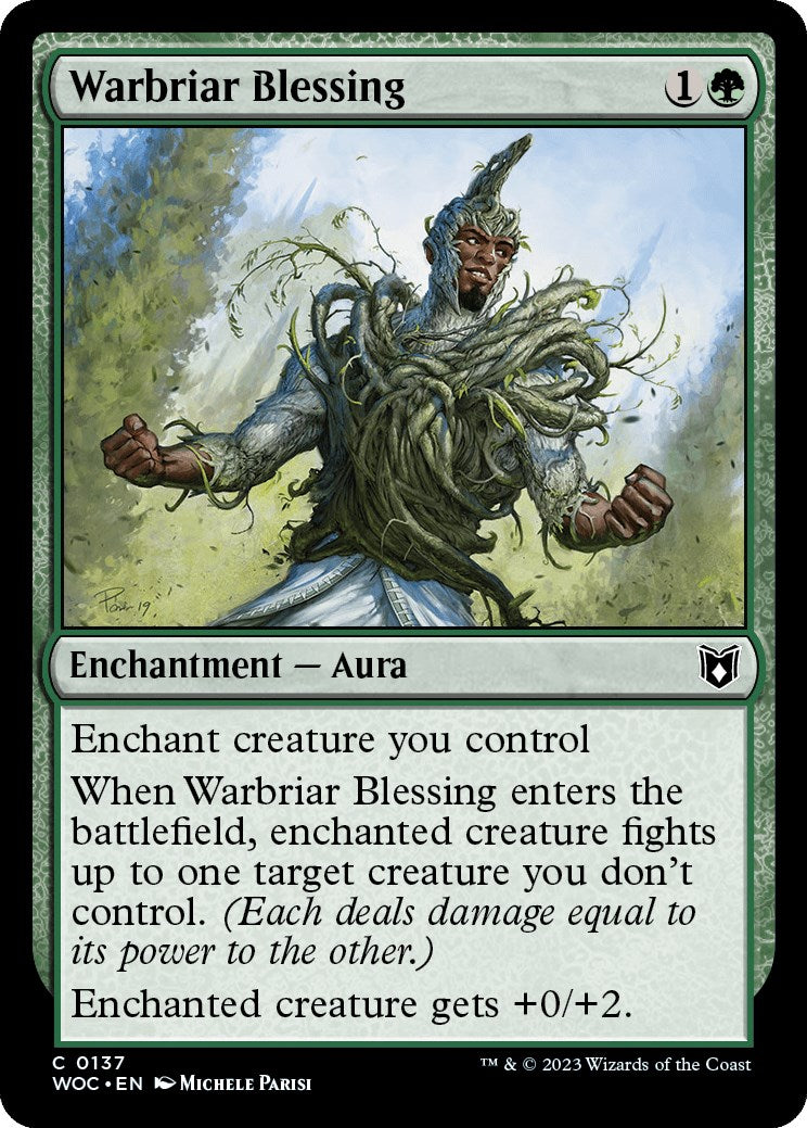 Warbriar Blessing [Wilds of Eldraine Commander] | Cracking-Singles