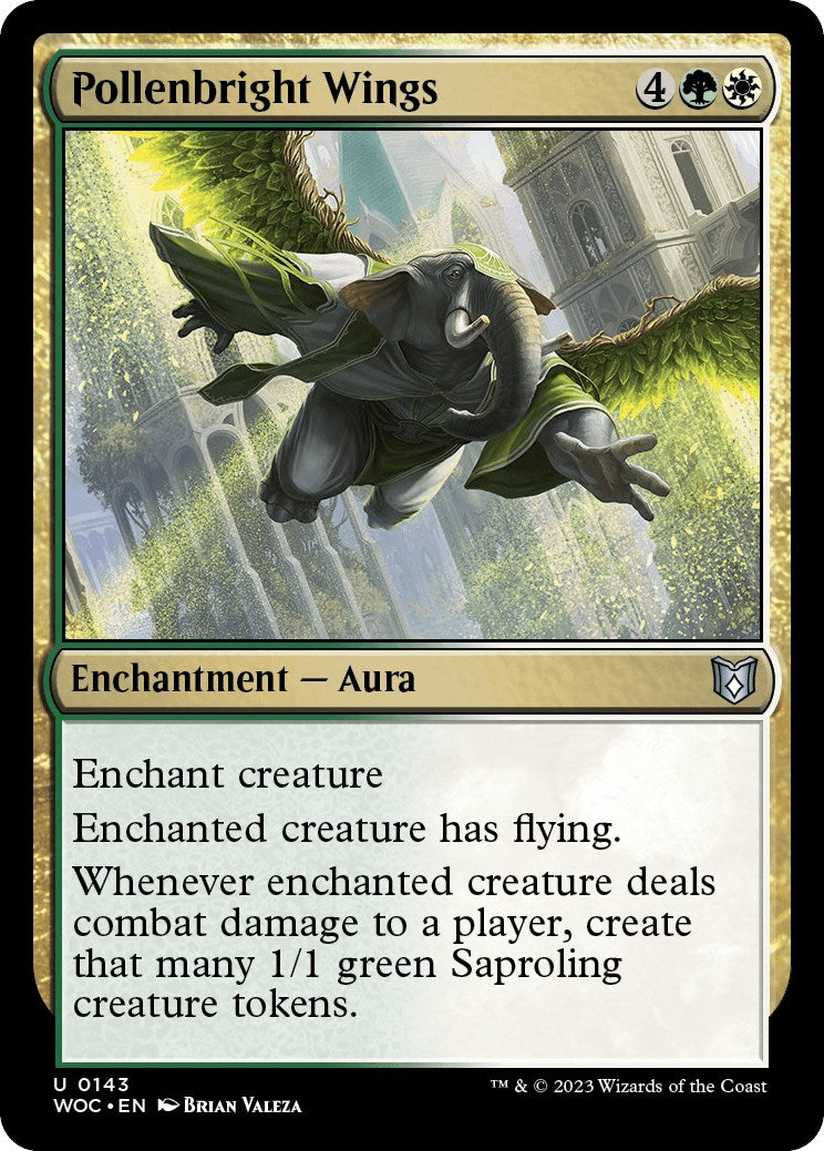 Pollenbright Wings [Wilds of Eldraine Commander] | Cracking-Singles