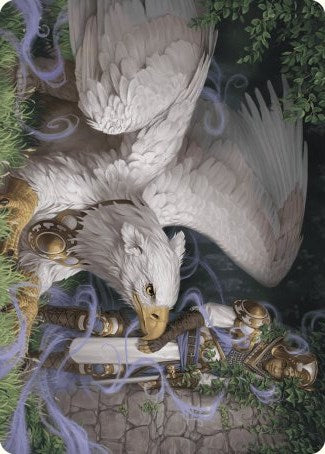 Dutiful Griffin Art Card [Wilds of Eldraine Art Series] | Cracking-Singles