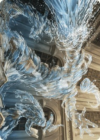 Splashy Spellcaster Art Card [Wilds of Eldraine Art Series] | Cracking-Singles