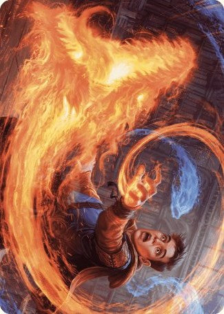 Frantic Firebolt Art Card [Wilds of Eldraine Art Series] | Cracking-Singles