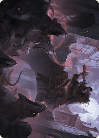 Gnawing Crescendo Art Card [Wilds of Eldraine Art Series] | Cracking-Singles