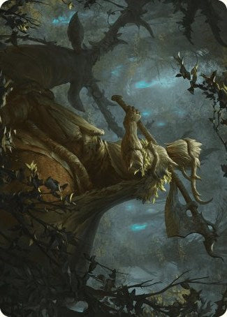 Verdant Outrider Art Card [Wilds of Eldraine Art Series] | Cracking-Singles