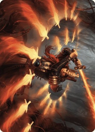 Heartflame Duelist Art Card [Wilds of Eldraine Art Series] | Cracking-Singles