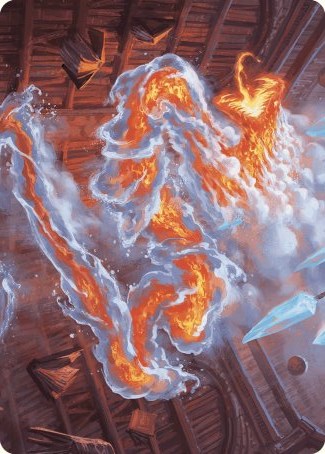 Scalding Viper Art Card [Wilds of Eldraine Art Series] | Cracking-Singles