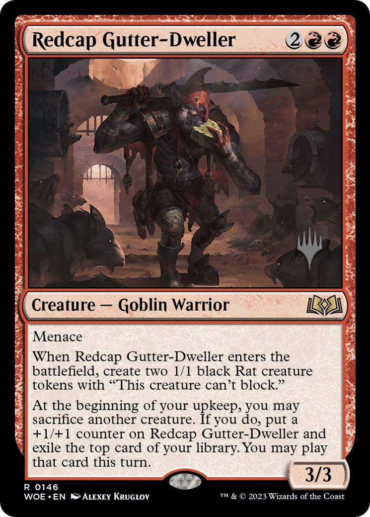 Redcap Gutter-Dweller (Promo Pack) [Wilds of Eldraine Promos] | Cracking-Singles