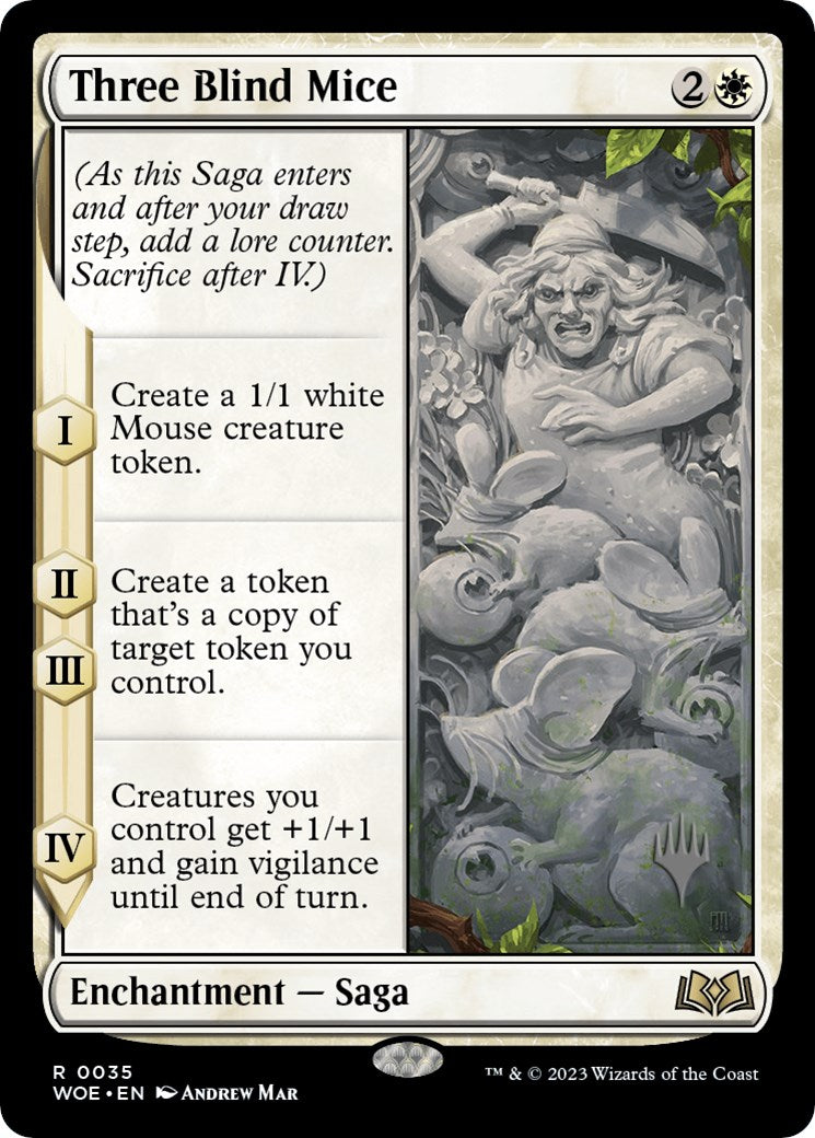 Three Blind Mice (Promo Pack) [Wilds of Eldraine Promos] | Cracking-Singles