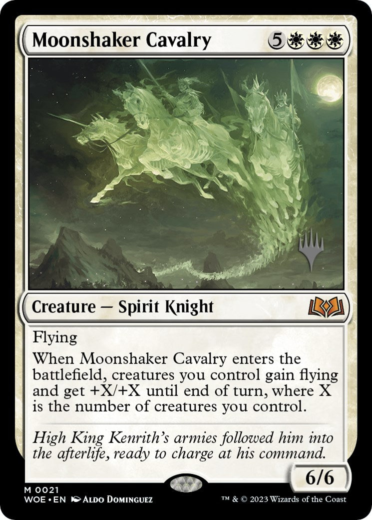 Moonshaker Cavalry (Promo Pack) [Wilds of Eldraine Promos] | Cracking-Singles