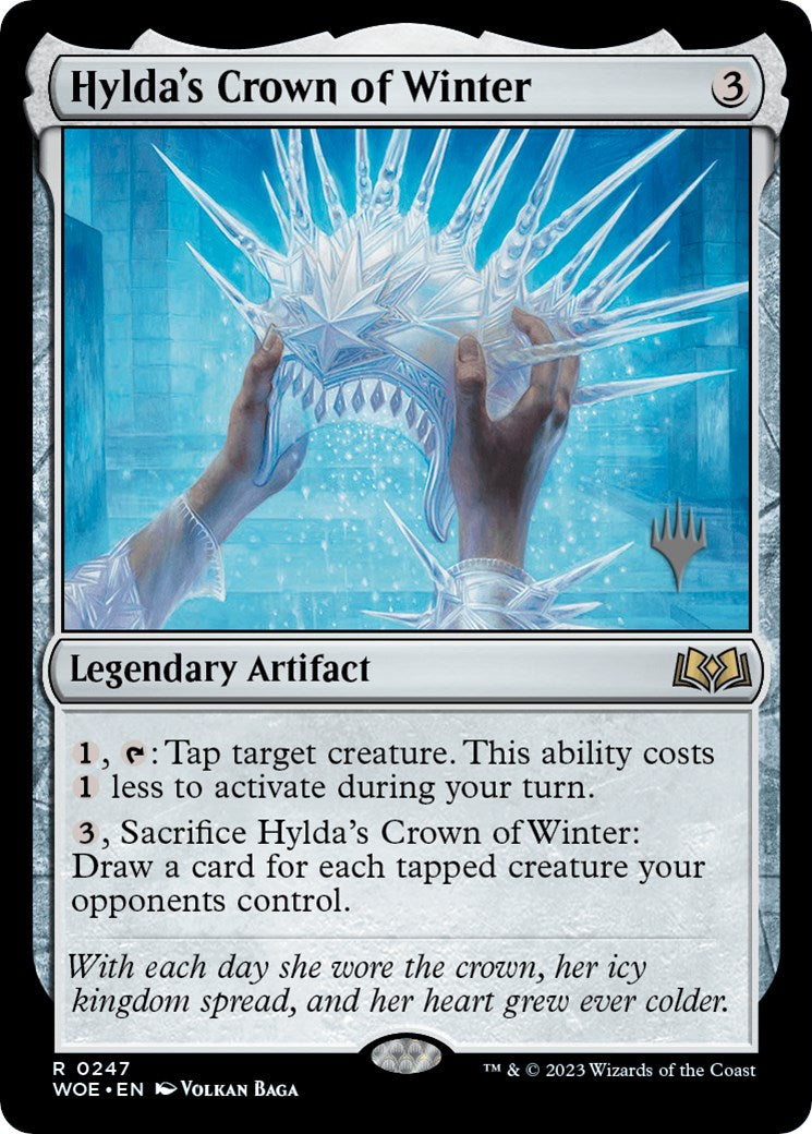 Hylda's Crown of Winter (Promo Pack) [Wilds of Eldraine Promos] | Cracking-Singles