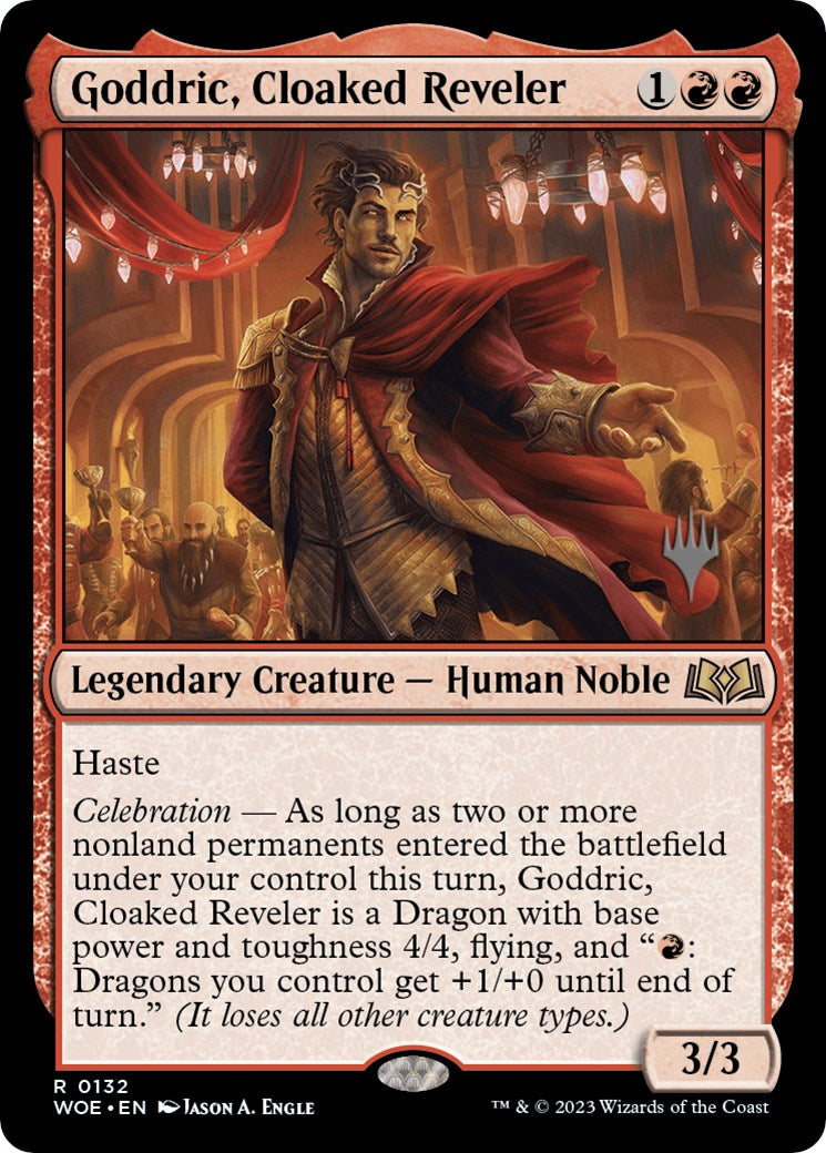 Goddric, Cloaked Reveler (Promo Pack) [Wilds of Eldraine Promos] | Cracking-Singles