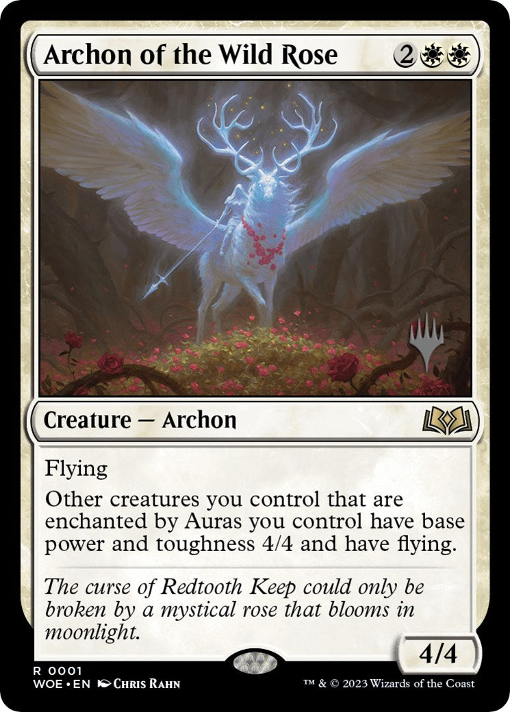 Archon of the Wild Rose (Promo Pack) [Wilds of Eldraine Promos] | Cracking-Singles