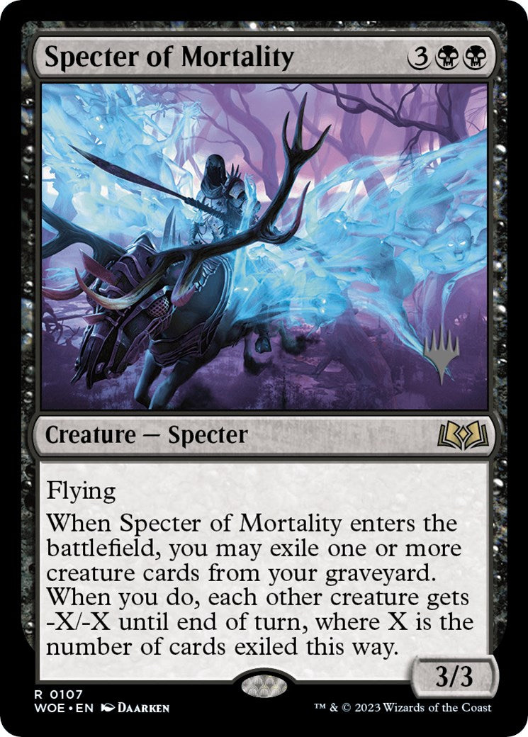 Specter of Mortality (Promo Pack) [Wilds of Eldraine Promos] | Cracking-Singles