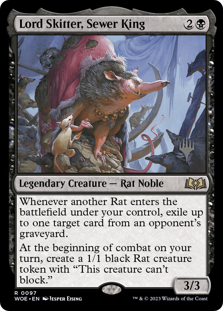 Lord Skitter, Sewer King (Promo Pack) [Wilds of Eldraine Promos] | Cracking-Singles